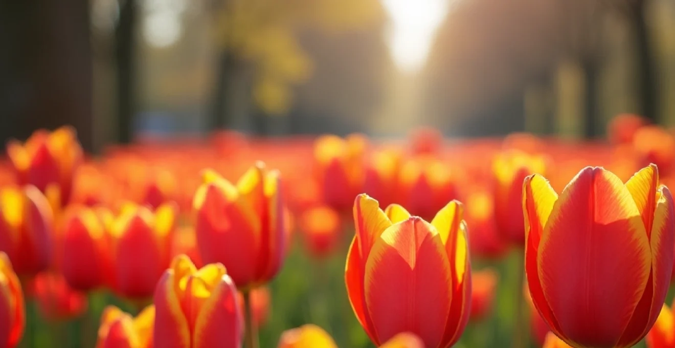 Tulpenblüte in Amsterdam