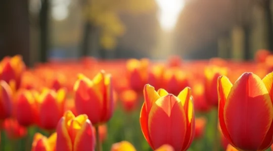 Tulpenblüte in Amsterdam